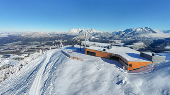 Het bergstation van de nieuwe Streuböden kabelbaan  | © Bergbahnen Fieberbrunn