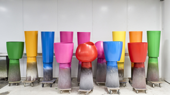 Creatieve vormen, kleurrijke vormen: bij Nieuwkoop Europe maakt de plantenbak deel uit van het interieur. | © Nieuwkoop Europe                                      